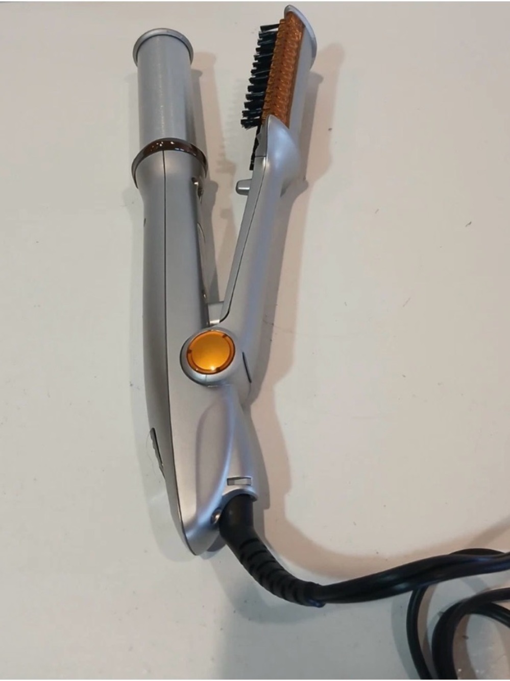 InStyler Rotating Hot Iron Tré Milano Professional Model - Silver/Orange